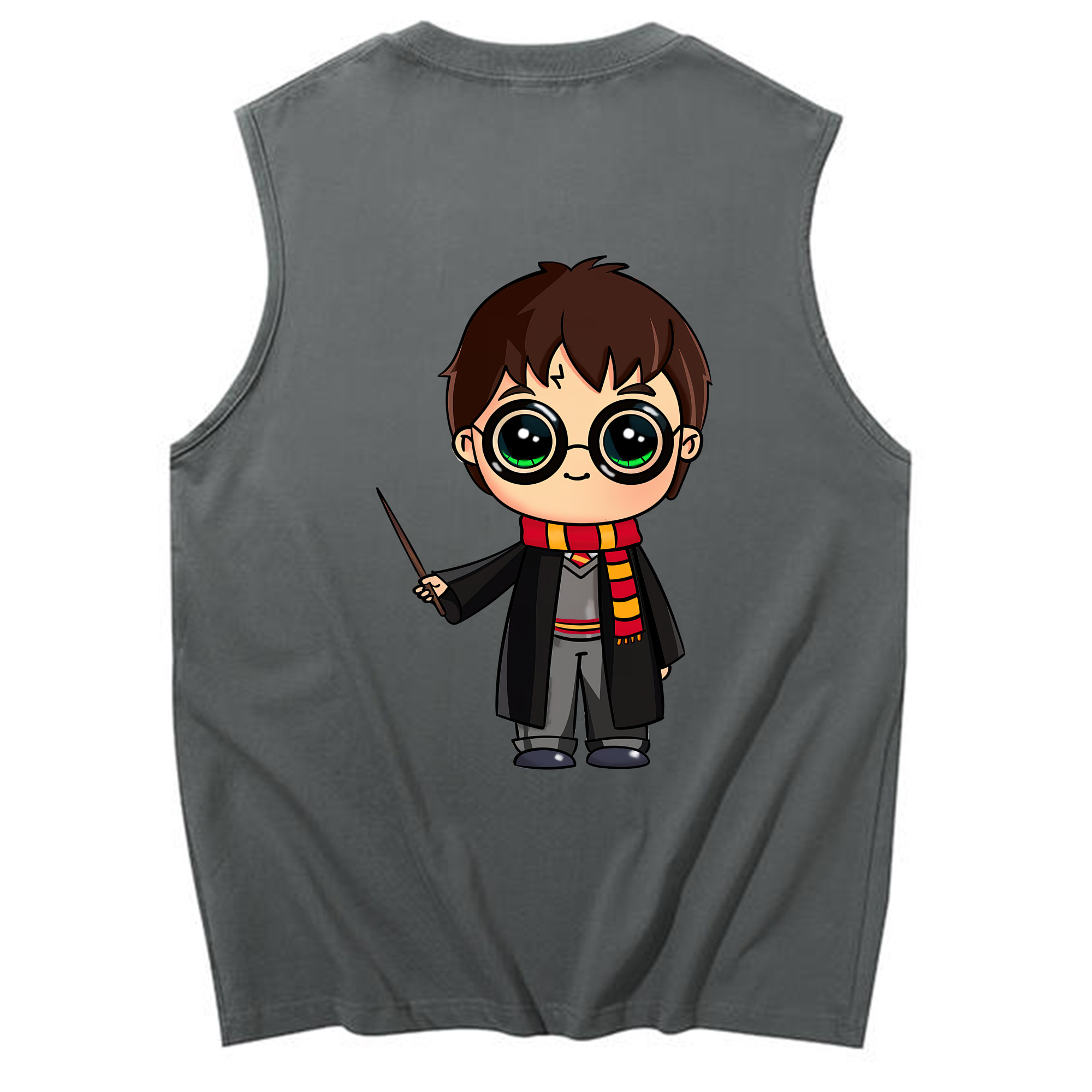 （画像用） Harry Potter ハリー・ポッターシリーズ コットン100％タンクトップ（背面プリント）